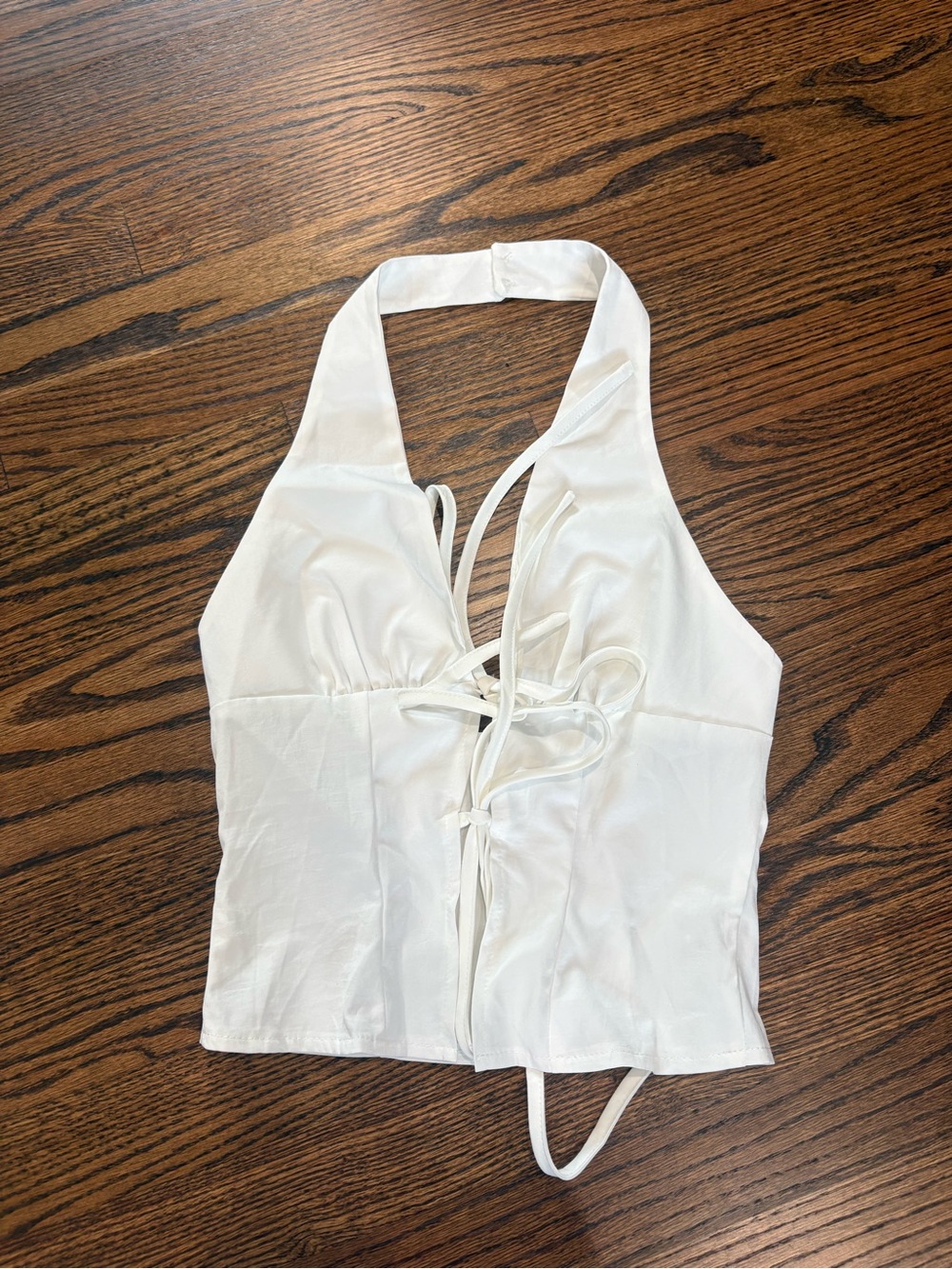 White tie top